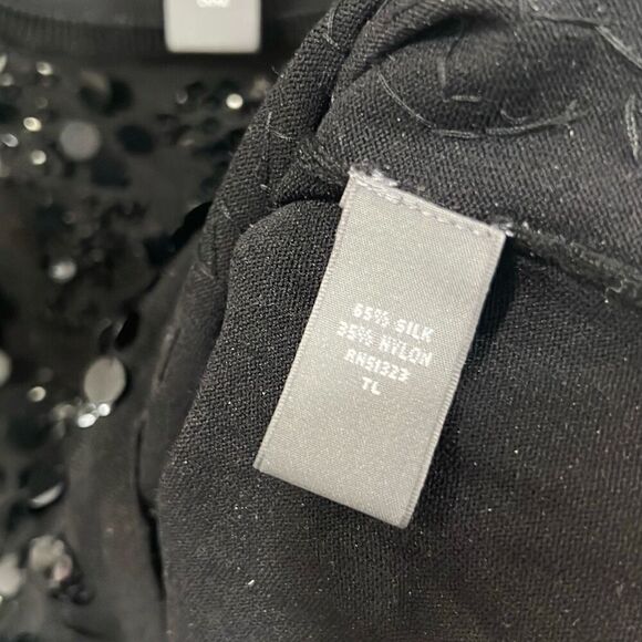 Josephine Chaus black and sequin sweater set small - Picture 5 of 7